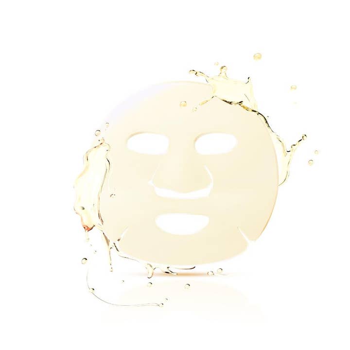 SKIN1004 Madagascar Centella Watergel Sheet Ampoule Mask 5 kpl rauhoittava kangasmaski kultaisilla seerumiroiskeilla