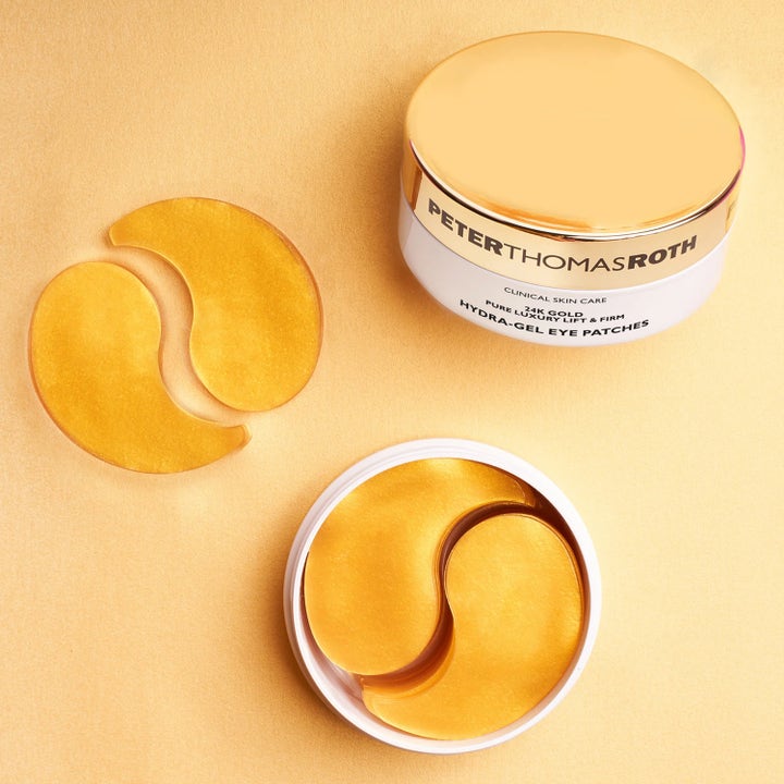 Peter Thomas Roth 24k Gold Hydragel Eye Patches 60 kpl kiinteyttävä silmänympärysnaamio ja kultaiset laput