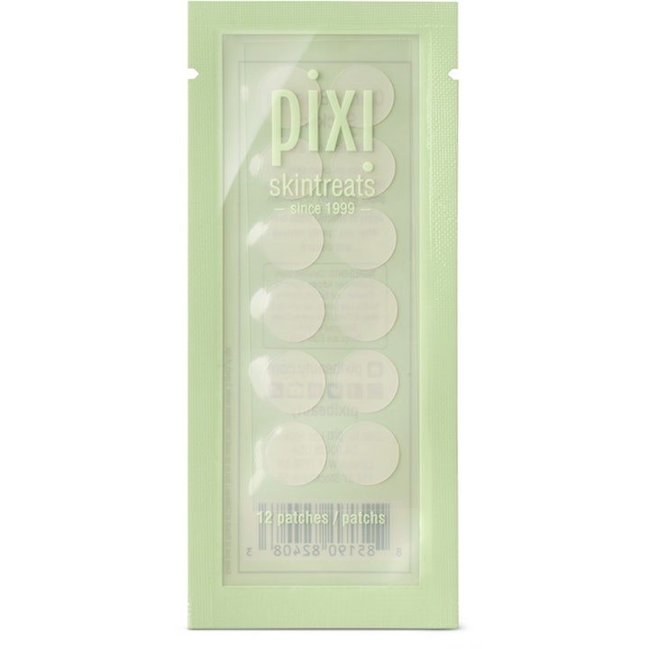 Pixi Clarity Blemish Stickers 24 kpl hoitavat finnilaastarit epäpuhtauksille vaaleanvihreässä pussissa.