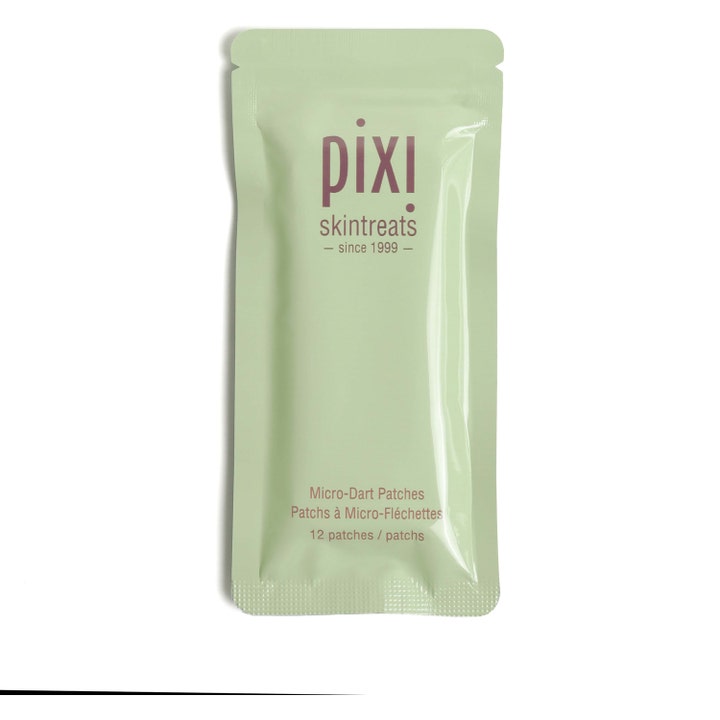 Pixi Overnight Spot Stickers 12 kpl täsmähoito epäpuhtauksille vaaleanvihreässä Micro-Dart Patches -pussissa