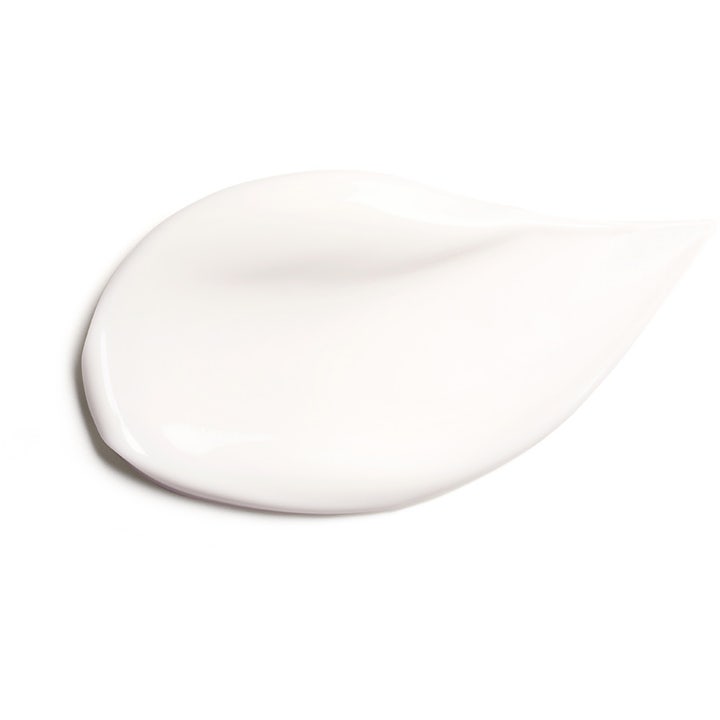 Clarins Eau Dynamisante Energizing Melting Body Lotion 200 ml kosteuttava vartalovoide pehmeänä valkoisena tekstuurina.