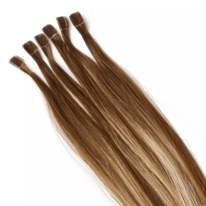 Nail Hair Premium Straight 50 Cm B5.0/8.3 Brownish Blonde Balayage