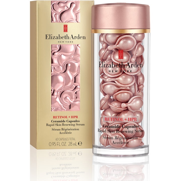 Elizabeth Arden Ceramide Capsules Retinol + HPR Serum 60 kpl uudistava kasvoseerumi helmiäishohtoisissa kapseleissa